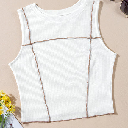 Round Neck Sleeveless Tank