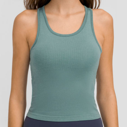 Round Neck Racerback Active Tank