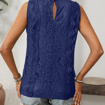 Mandy Lace V-Neck Tank