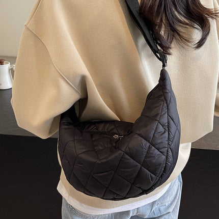 Quilted Adjustable Strap Crossbody Bag