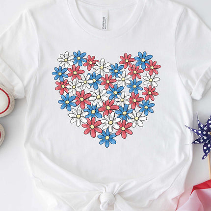 Flower Graphic Round Neck Short Sleeve T-Shirt - Vickie Lynn's