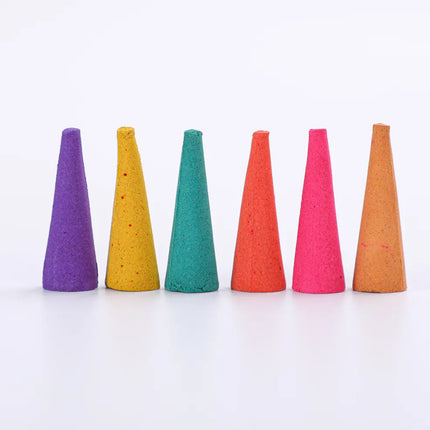 280Pcs Backflow Incense Cones 100% Natural Scents Waterfall Rose Tulip Jasmine Lavender for Burner Holder Meditation Yoga Gift