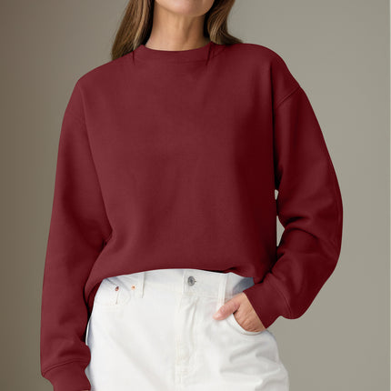 Round Neck Long Sleeve Sweatshirt