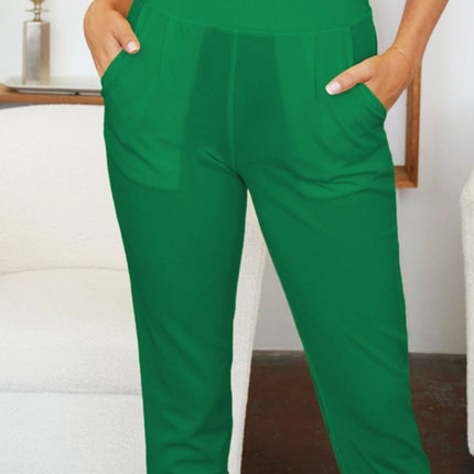 Pocketed High Waist Skinny Pants