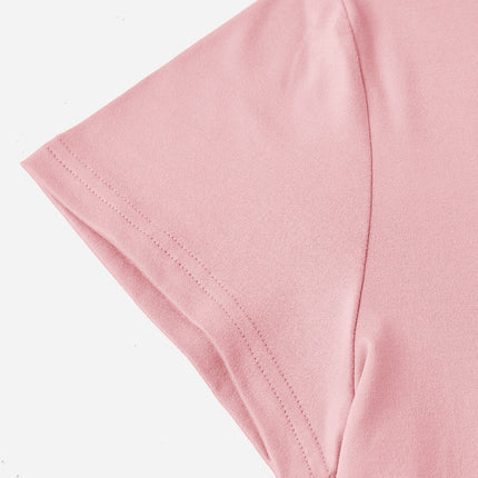 Graphic Round Neck Short Sleeve T-Shirt