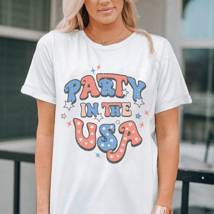 Letter Graphic Round Neck Short Sleeve T-Shirt - Vickie Lynn's