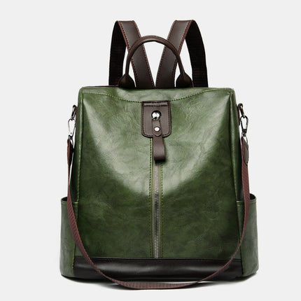 PU Leather Backpack Bag