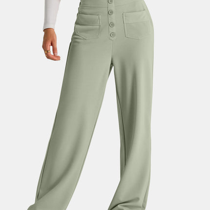 High Waist Wide Leg Pants
