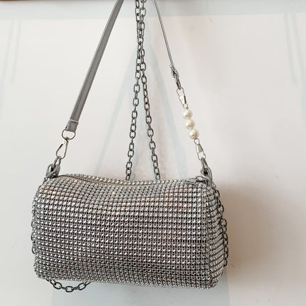 Openwork Crossbody Bag with Removable Strap