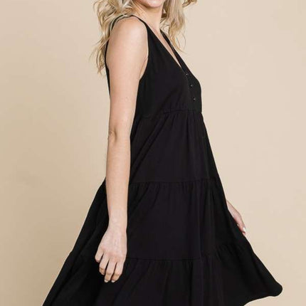 Culture Code Racerback Tiered Tank Dress