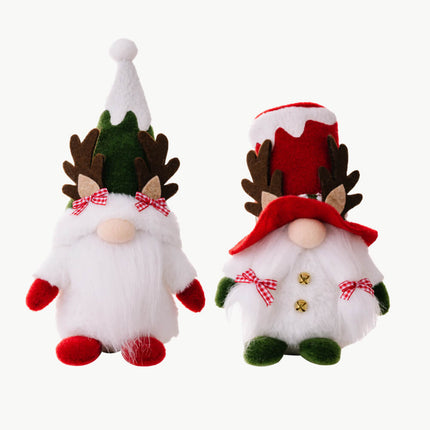 2-Pack Christmas Reindeer Gnomes