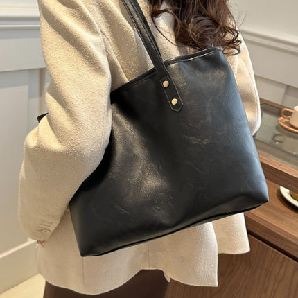 PU Leather Medium Shoulder Bag