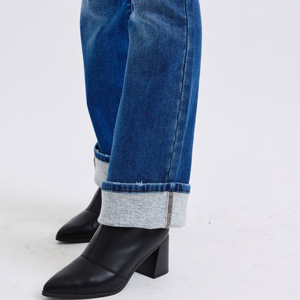 Judy Blue Full Size Mid-Rise Bootcut Jeans with Pockets