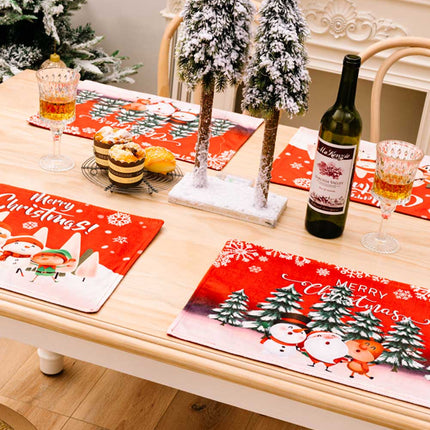 4-Pack Christmas Placemats