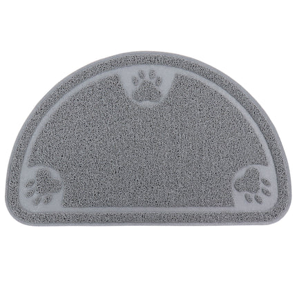 Gibson Home Pet Elements 14.2 x 23.6 Inch Paw Print Placemat in Grey