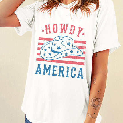 Graphic Round Neck Short Sleeve T-Shirt - Vickie Lynn's