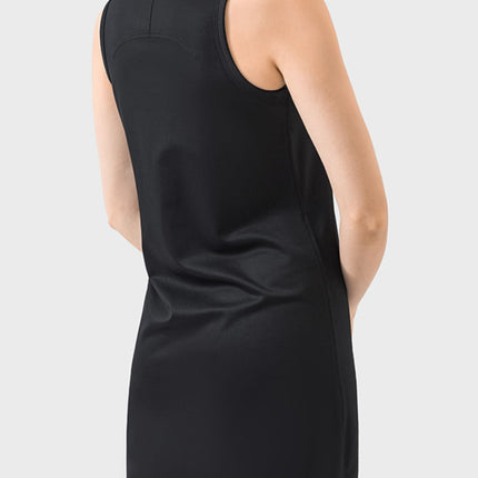 Round Neck Sleeveless Active Dress