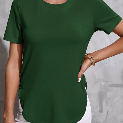 Round Neck Short Sleeve T-Shirt