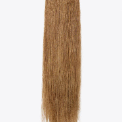 24" 130g #10 Ponytail Straight Human Hair