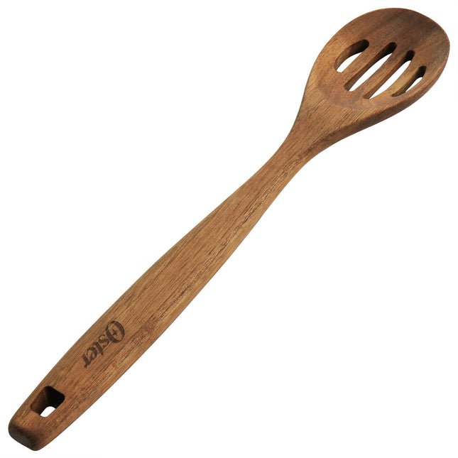 Oster Acacia Wood Slotted Spoon Cooking Utensil