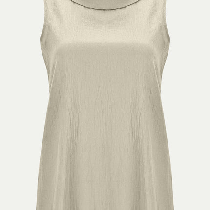 Full Size Round Neck Sleeveless Top