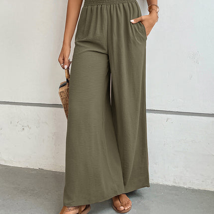 Perfee Wide Leg Pants with Pockets