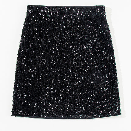 Sequin Mini Skirt