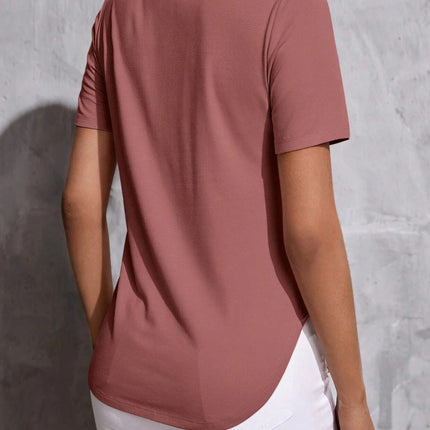 Round Neck Short Sleeve T-Shirt