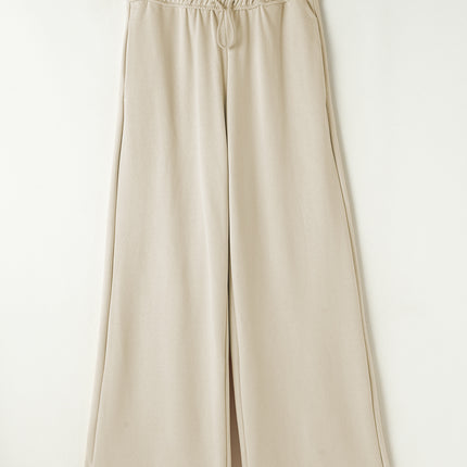 Drawstring Wide Leg Pants