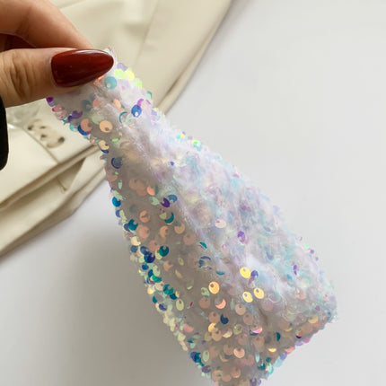 Sequin Clutch with Zipper