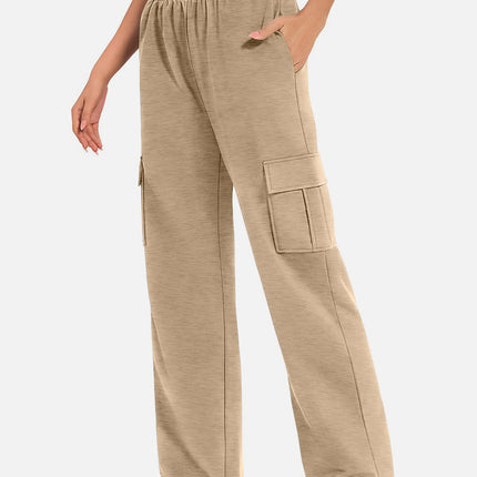 Pocketed High Waist Pants