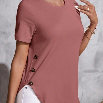 Round Neck Short Sleeve T-Shirt