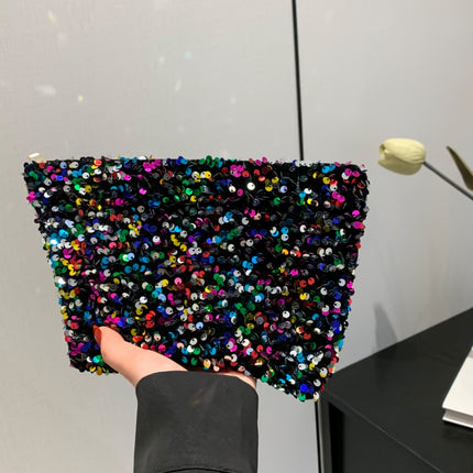 Sequin Clutch with Zipper