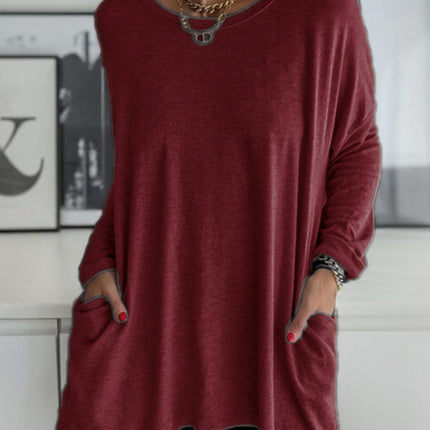 Full Size Round Neck Long Sleeve T-Shirt