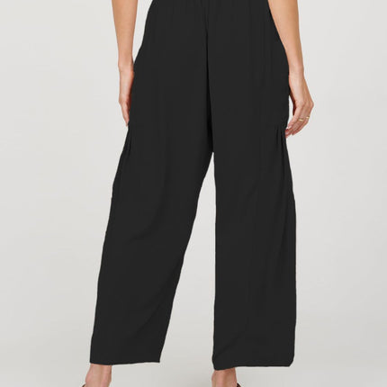 Full Size Wide Leg Pants with Pockets
