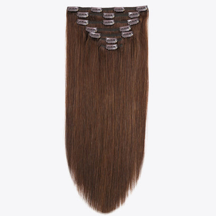 18" 120g Clip-In Hair Extensions Indian Human Hair