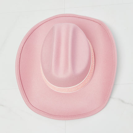 Fame Western Cutie Cowboy Hat in Pink