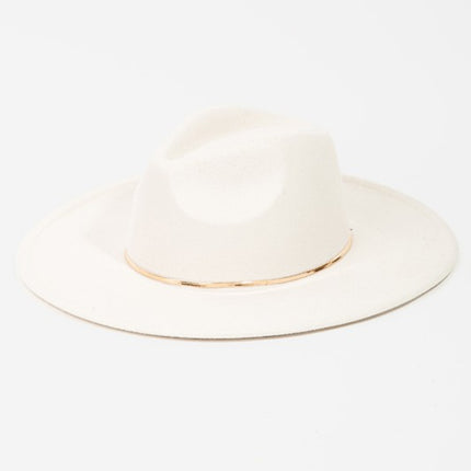 Fame Slice of Chic Herringbone Chain Fedora