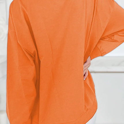 Round Neck Long Sleeve Sweatshirt