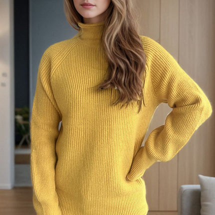 Turtleneck Long Sleeve Sweater