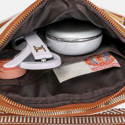 PU Leather Rectangle Crossbody Bag
