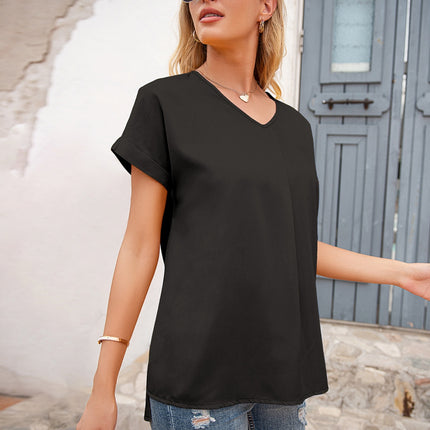 V-Neck Short Sleeve T-Shirt