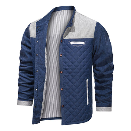 Chaqueta de hombre uniforme abrigo Parka informal ajustado ropa de marca para hombre abrigos de moda