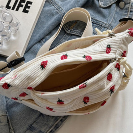 Printed Adjustable Strap Sling Bag