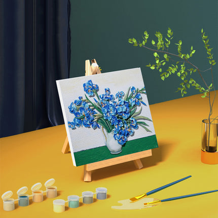 Relief Van Gogh's Irises DIY 3D Oil Painting Kit