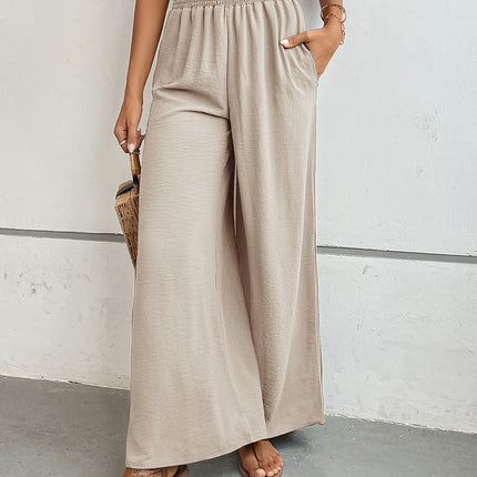 Perfee Wide Leg Pants with Pockets