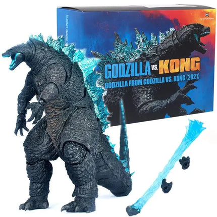 SHM Godzilla Vs Kingkong Action Figure Movie King of The Monsters Gojira Glue Monster Movable Joints Toys for Kid Boy Gift - Vickie Lynn's