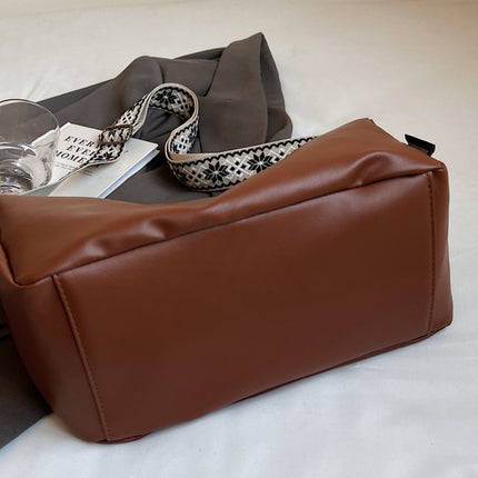 PU Leather Adjustable Strap Crossbody Bag