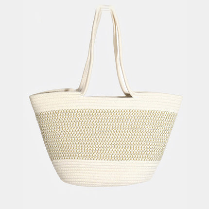 Fame Braid Pattern Beach Tote Bag