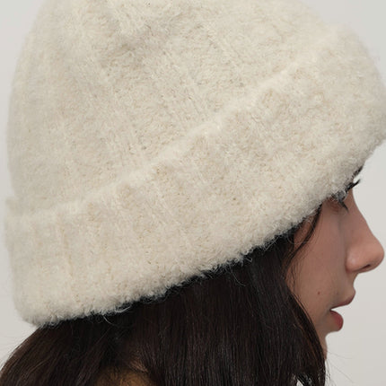 Solid Color Thermal Knit Hat